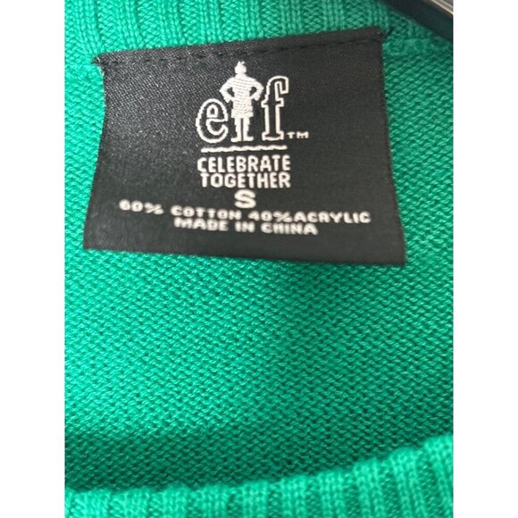 ELF CELEBRATE TOGETHER MEN'S HOLIDAY SWEATER SZ S - Picture 3 of 3